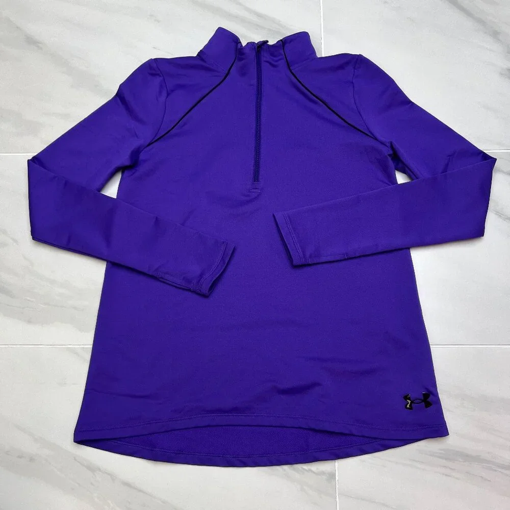 Under Armour Youth 'Purple' Athletic Long Sleeve Pullover 1356989-754 size YLG